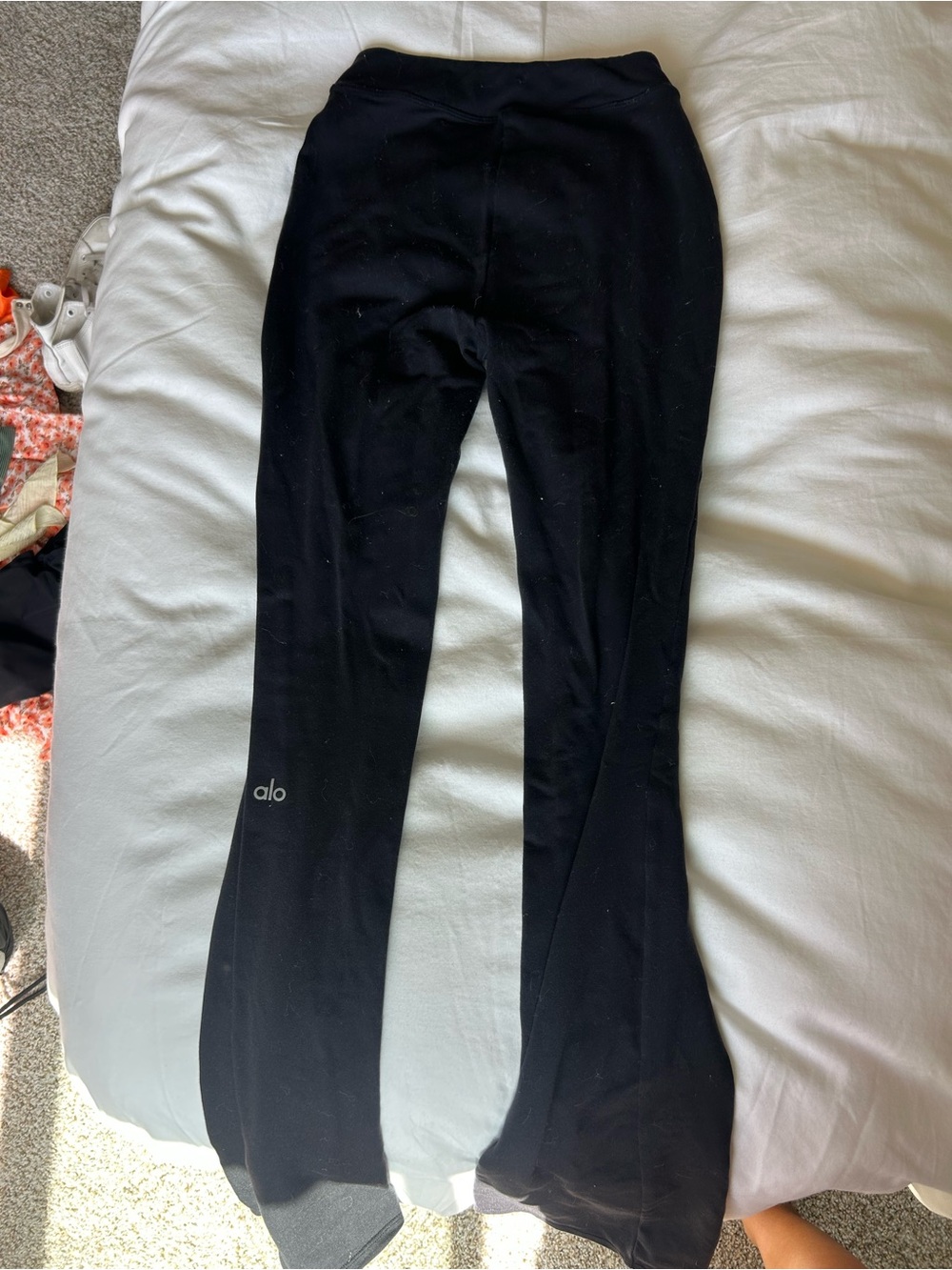 ALO Yoga Black Flared Leggings